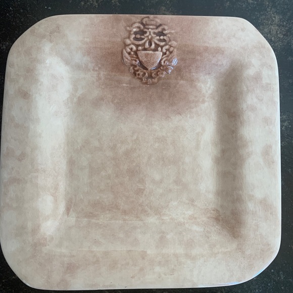 SOLD EBAY Italian Crest Collection Cafe Ceramiche 2 plates - Picture 6 of 7